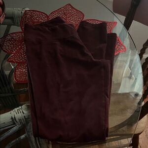 Aerie Burgundy Leggings